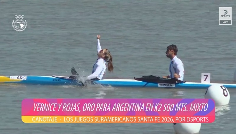 Sigue la cosecha de Vernice: tercera dorada en los Odesur